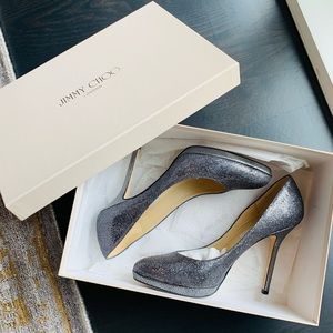 Jimmy Choo Glitter Pumps